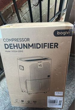 (New in box) 4500 Sq.Ft. ENERGY STAR Dehumidifier, Max 80 Pint/Day Smart Compressor Dehumidifier with Drain Hose, WiFi App & Voice Control, Intelligen