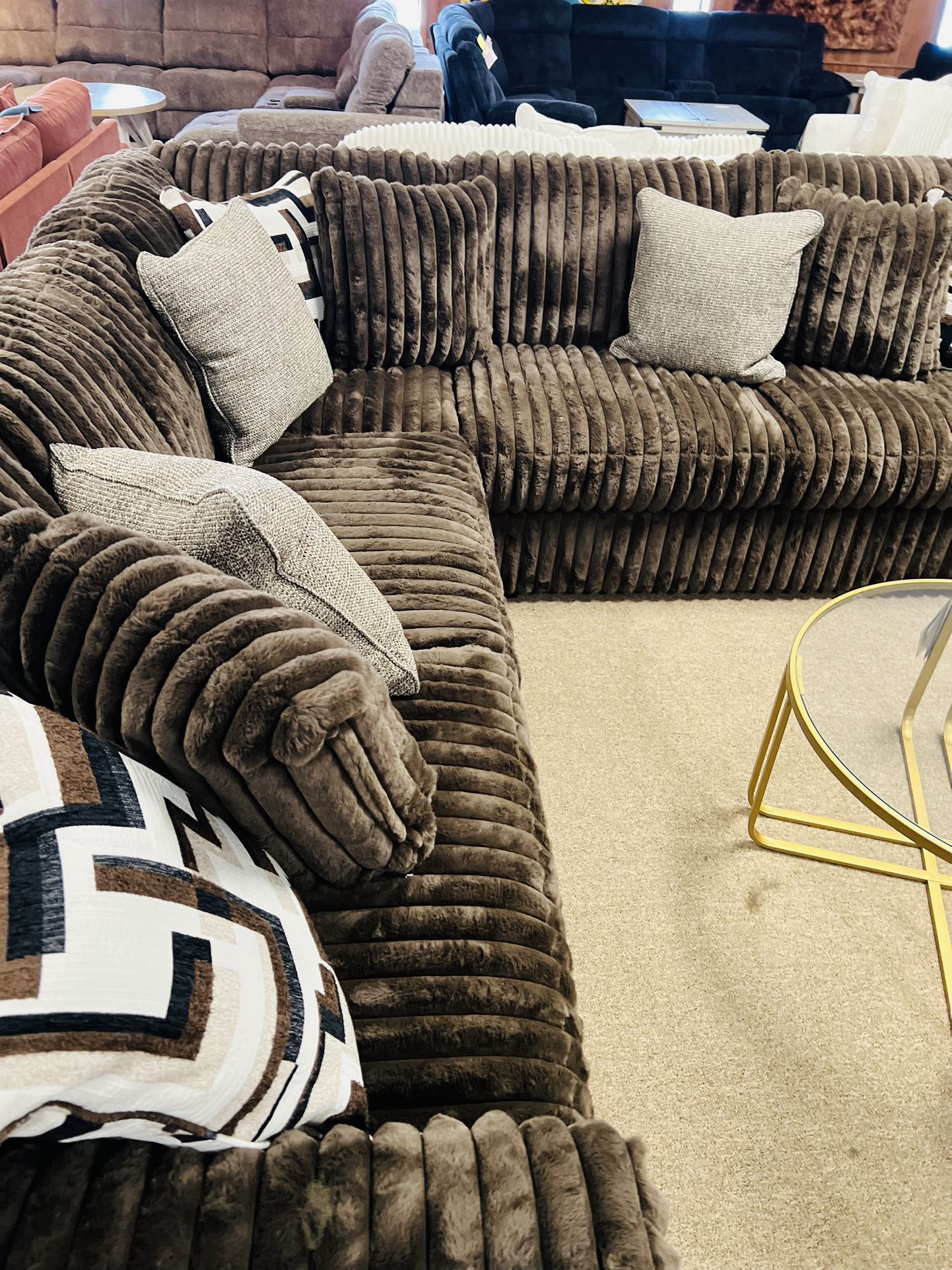 Stunning Stylish Cozy sectional!