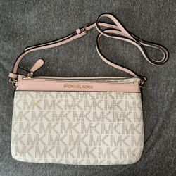 Michael Kors Crossbody White/Pink Purse
