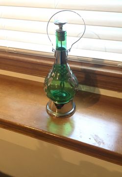 Antique wine musical bottle