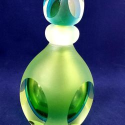 BADASH MURANO CRYSTAL ART DECOR BOTTLE