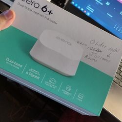 Eero 6+ Plus R010111 Dual Band Mesh Wi-Fi 6 Router Set New