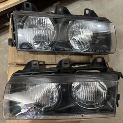 Genuine OEM BMW E36 headlights