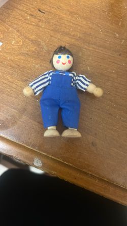 Wooden toy, doll of a boy, Melissa and Doug