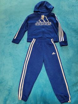 Adidas Hoodie With Sweatpants  For Kids