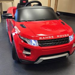 Ride on toy kids electric car Range Rover With parents Reno control