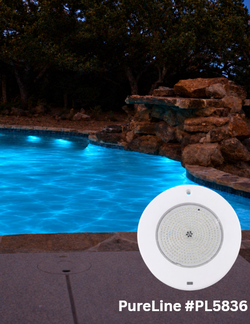 NEW Pureline 10" Color Changing LED Pool Light 12V 100ft Cord – Hayward