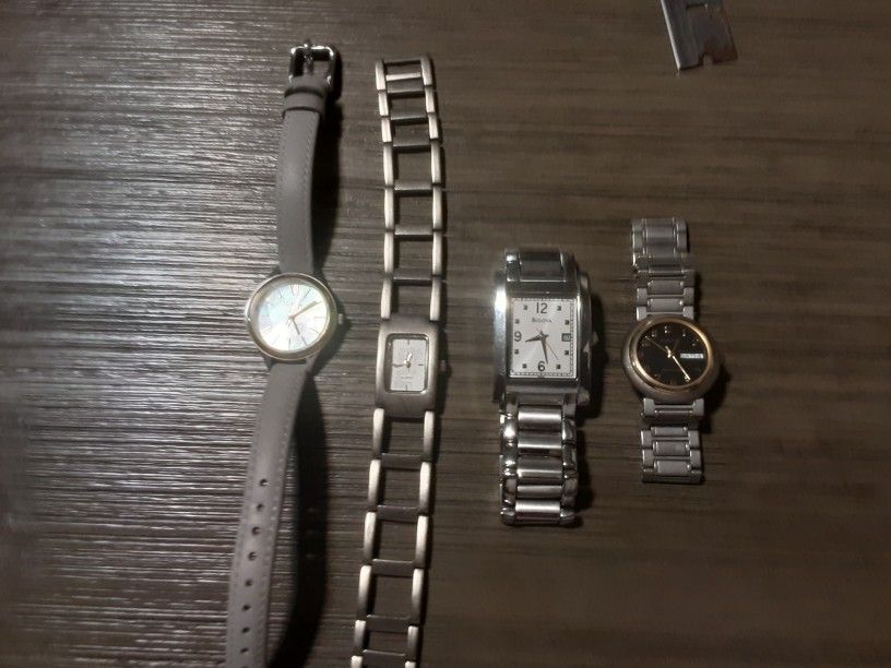 4 Women's Watches 