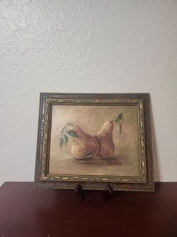Canvas framed fruit art
