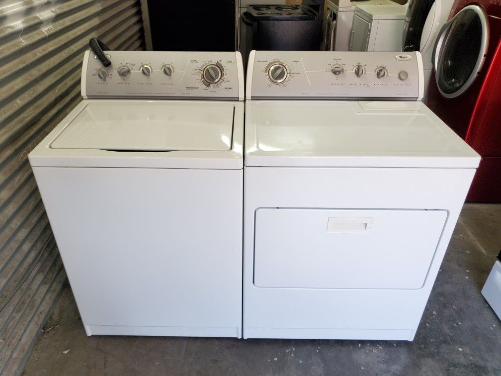 Whirlpool washer and dryer set