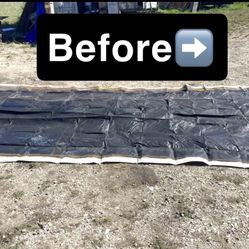 Heavy Duty Ripstop vinyl tarp (multiple sizes available) 