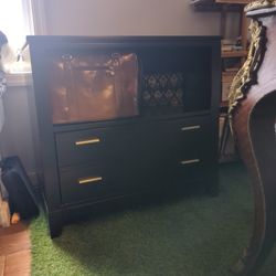 Black File Cabinet $45