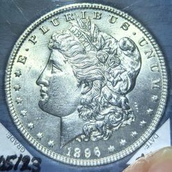 Bu 1896 Morgan Silver Dollar