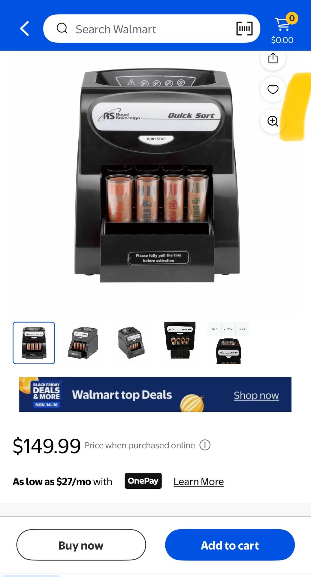 Electric Coin Sorter