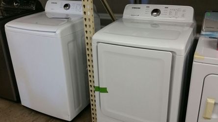 Samsung moisture sensor dryer and self clean washer set