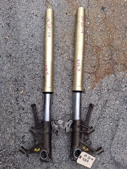 09 Kawasaki ZX-14 Forks ZX14 Front End ZX-14R Suspension 06-11
