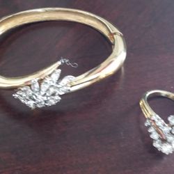Diamond Bracelet  and matching Diamond ring 💍 