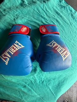 Everlast Prospect Kids Unisex Training Gloves 8 oz Size S Blue/Red/Black
