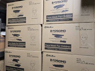 $40 A Case 2000 Mask Kids 3 Ply Facemask 50pc Boxes- 40 Per Cases