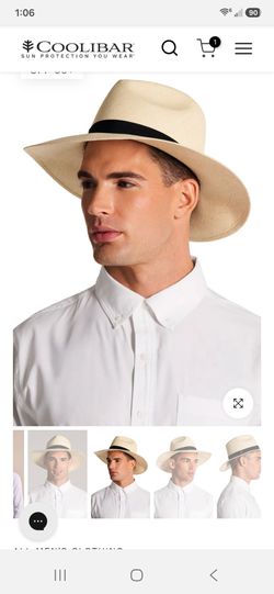Wide brim Panama Hat  lightweight and breathable