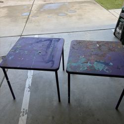 Kids Folding Paint Tables