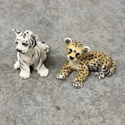 Ceramic figurines of various animals