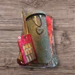 Rhinestone Tumbler Set