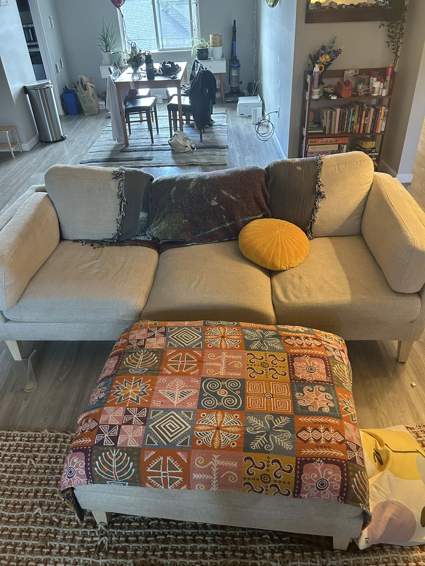 modern beige couch