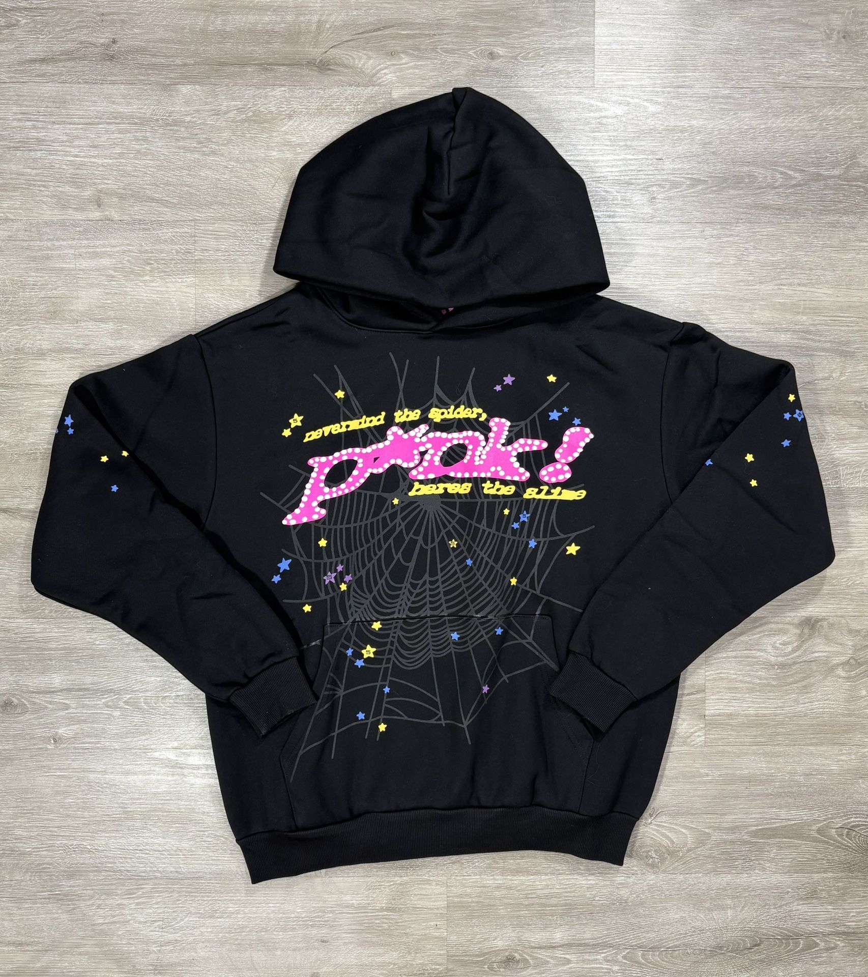 P*nk Black Spider Hoodie
