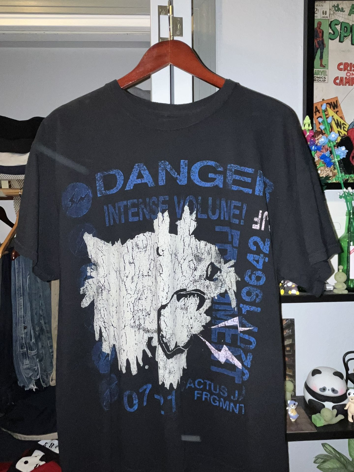 Cactus Jack by Travis Scott For Fragment Danger Tee 'Black'