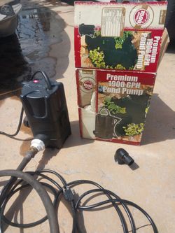 WATER PUMP LIKE NEW 1900GPH