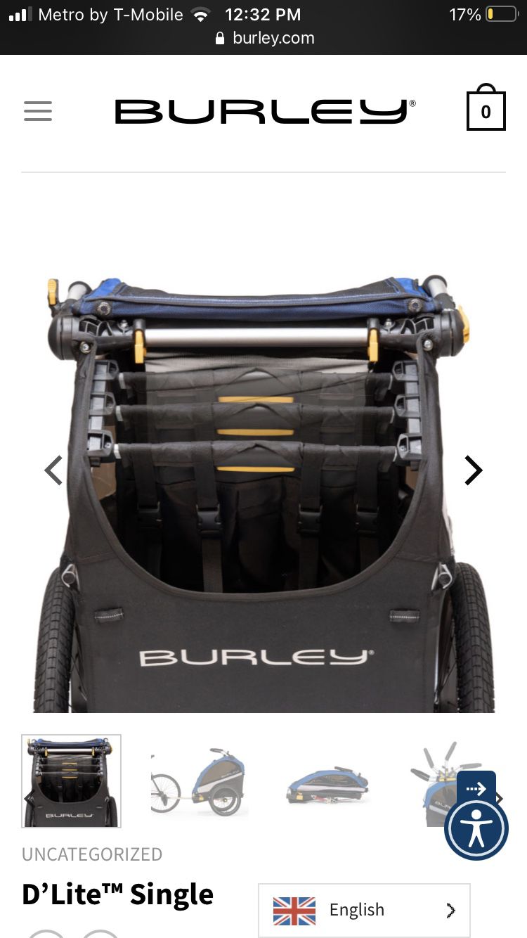 Burley D’Lite Single Bike Trailer 