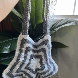 Cute star crochet bag