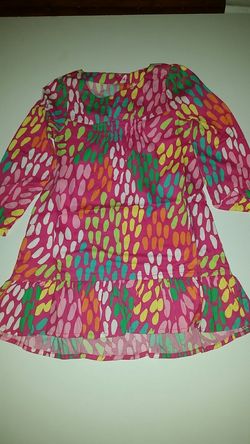 New Size 2T girls Crazy 8 fall winter multicolored dress nwt