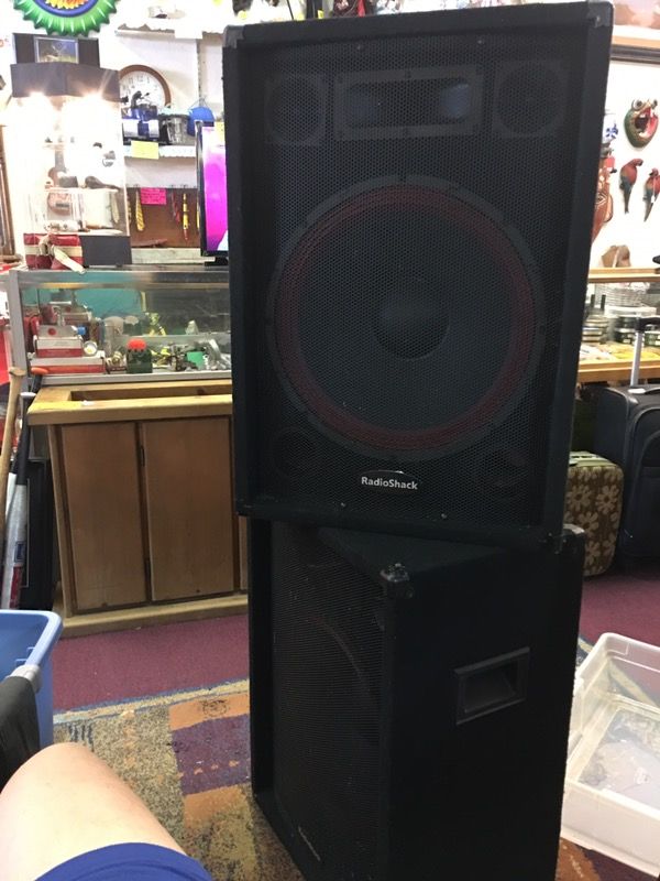 Radio Shack (Pair) 2 Way~Monitor Speakers