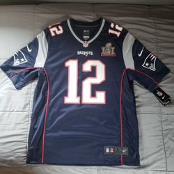 New England Patriots Tom Brady Super Bowl 51 (LI) Jersey - Nike Men's L