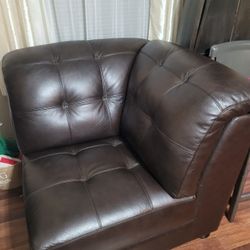 Leather Oversize Chair 36×36×33