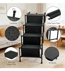 NEW Dog Stairs for Cars, SUV, High Beds, Truck, 4 steps