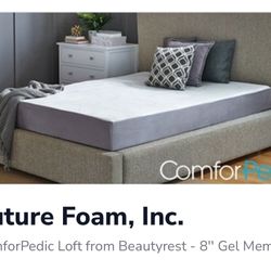 **moving Sale ** Comfortpedic Mattress