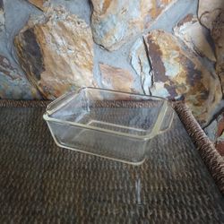 Fire-King Clear Glass Baking Dish