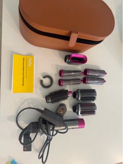 Dyson Hair dryer Multi Styler Airwrap complete HS01COMPFN Pink Silver Color 1145
