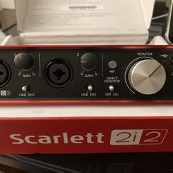 Focusrite 2i2 2gen (audio Interface) Original Box
