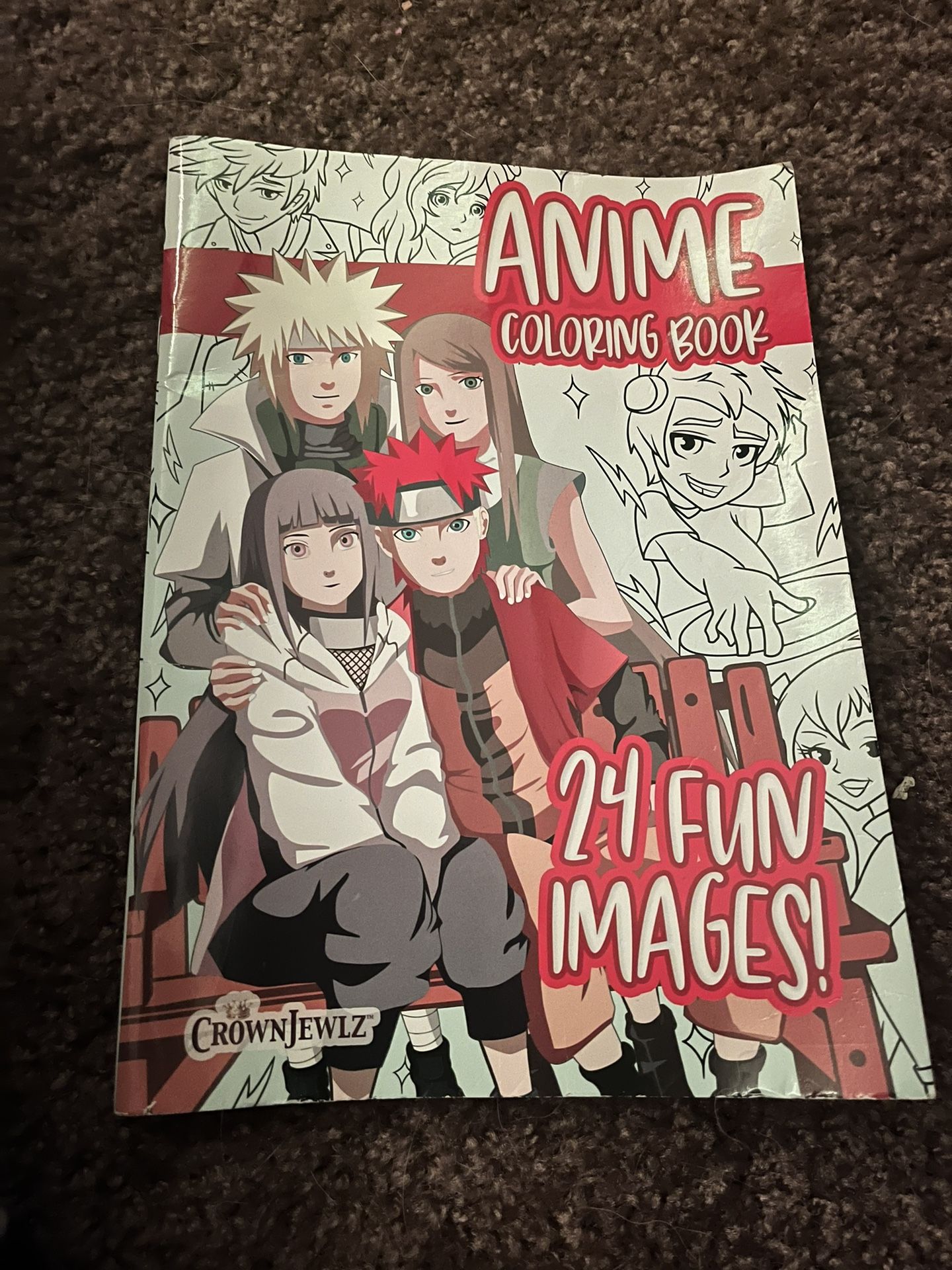 Anime Coloring Book