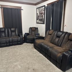 Black Electrical Couches