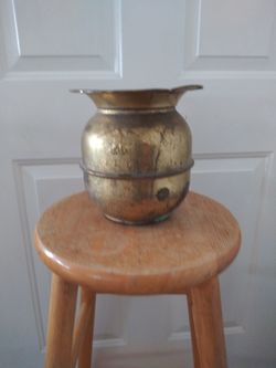 SPITTOON VINTAGE BRASS