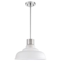 1-Light Hanging Indoor Kitchen Island Rod Pendant Light

