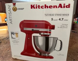 Brand New (Unopened Box) KitchenAid Artisan 5-Quart Tilt-Head Stand Mixer
