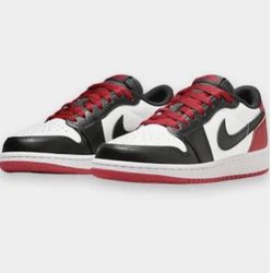 JORDAN 1 RETRO LOW OG BLACK TOE