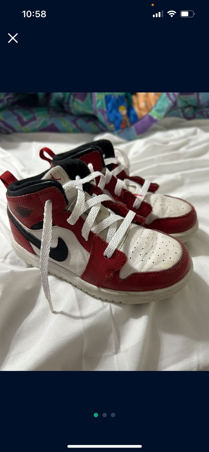 AIR JORDAN 1 RETRO TODDLER SIZE 9c