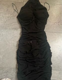 Women black off the shoulder dress